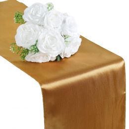 Table Runner Gold Satin