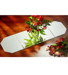 Centerpiece 3pc Beveled Mirror Set