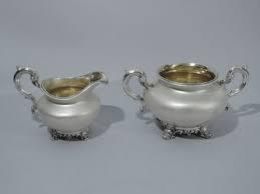 Creamer/Sugar Set Silver